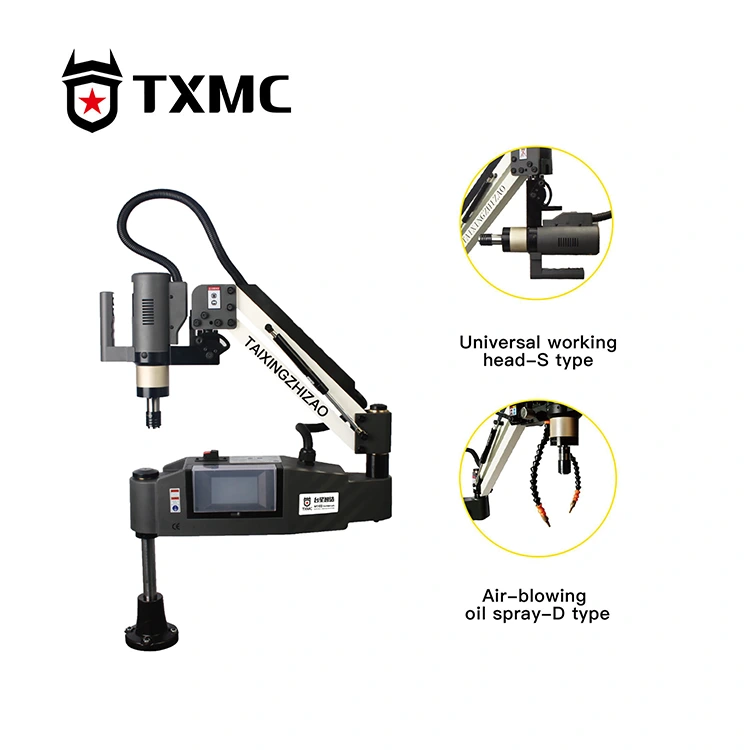 Oil Spraying and Air Blowing Universal Tapping Machine